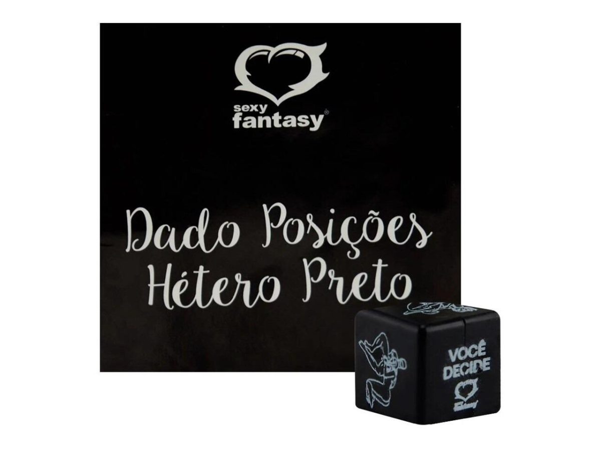 Dado Erótico - Hétero - Preto