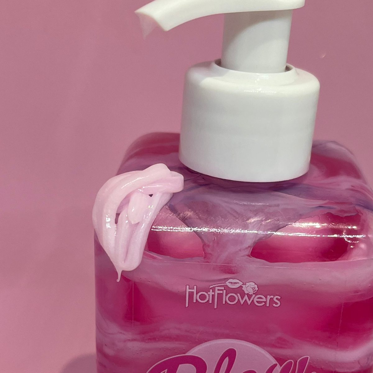 Gel e Creme Beijável Blow Girl Morango com Creme 320ml - Hot Flowers