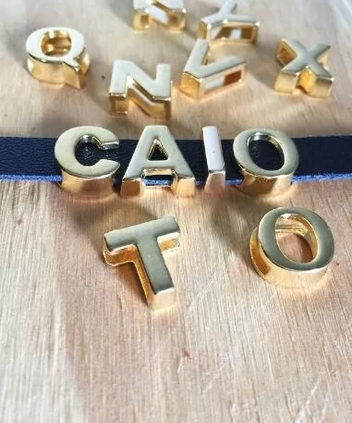 Letras em Metal Para Calcinha Personalizável
